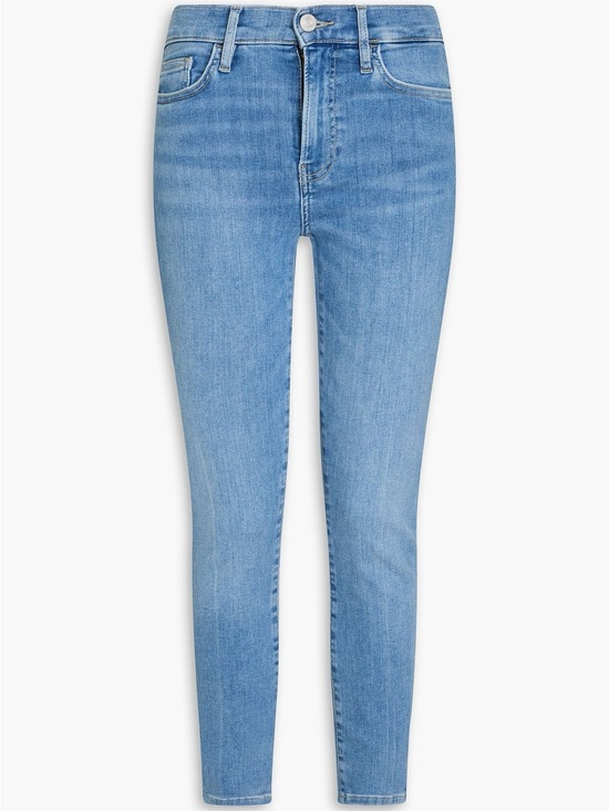Frame Denim Denim - Frame Le High Skinny faded high-rise skinny jeans